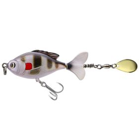 Fish Floating Pencil Propeller Tractor Luya Bait Simulation Hard Bait Wholesale (Option: 05 color OPP bag-Small goldfish)